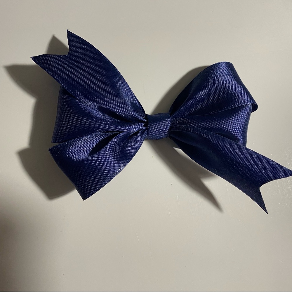 Navy blue Hair bow